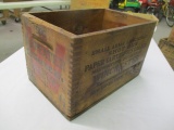 Winchester wooden ammo box
