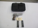 Barretta Model 92 FS 9MM Semi Auto extra clips & case Ser. BER636338