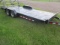 BJ’s trailers model 2-BK SPG 7x20 tandem axle trailer w/metal bed (like new)
