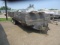 Industrial tandem axle trailer 7x20’ with wood side rails & ramps