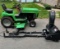 Lawn Boy riding lawn tractor, 14 HP Kohler w/ snowblower attachment, chains & wheel weights