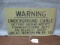 Great Northern R.Y. Co Metal Warning Sign - 20