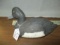 Blue Bill Wood Duck Decoy - Glass Eyes - 14