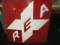 REA Railroad Metal Sign - 36