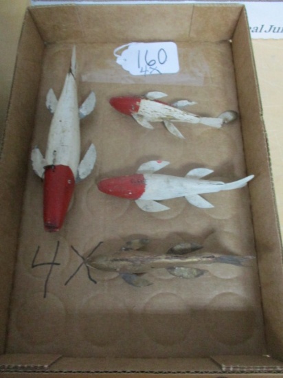 4- William "Slow" Batters Fish Decoys