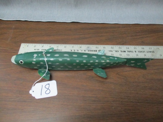 MN Wood Fish Decoy - 15"