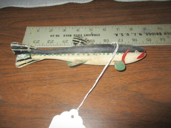 Cyril Bethel - Wood Fish Decoy - 8" Long