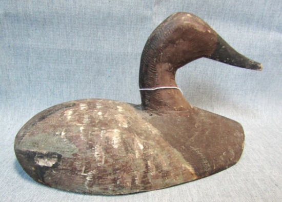 Duncan Ducharme Canvasback Duck Decoy