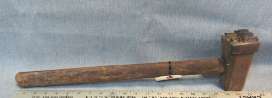 Log Stamp Marking Logging Hammer