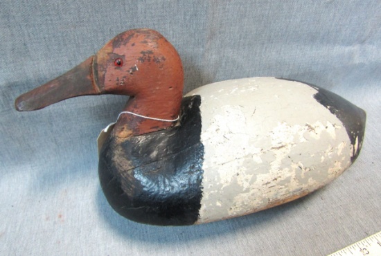 Wisconsin Canvasback duck decoy