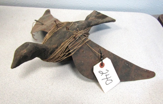 Great Folk Art Crow Decoy