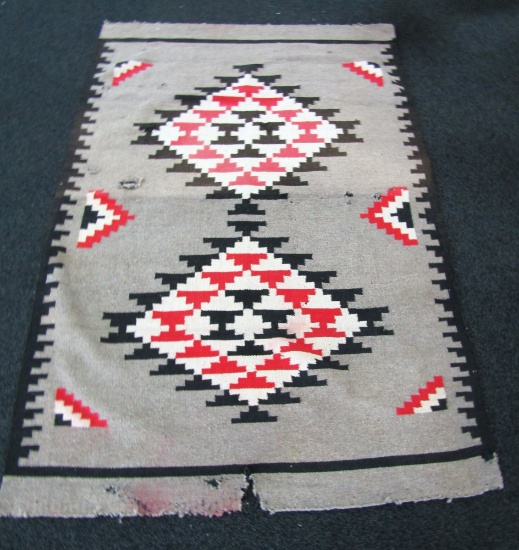 Two Grey Hills Navajo Rug