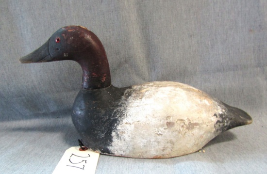 August Nelow Wisconsin Canvasback Duck Decoy