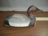 Wood Canvas Back Duck Decoy - 16