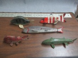 5- MN Wood Fish Decoys - 10