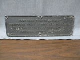 Northern Pacific Railroad Equipment Trust of 1966 Second Series Metal Sign - 16