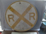 Railroad Crossing Metal Sign - 36