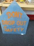 Masonite Railroad Safety Sign - 26