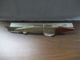 Large Louie Leech Wood Fish Decoy Display 23