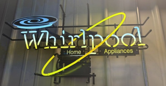 Whirlpool Home Appliances Neon Sign