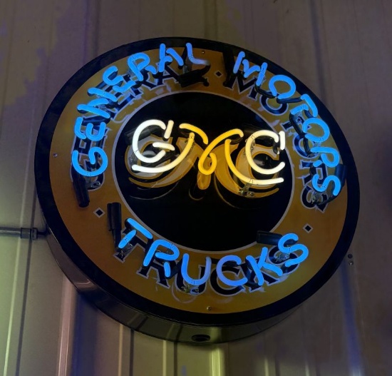 General Motor Trucks Neon Sign