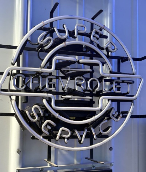 Chevrolet Super Service Neon Sign