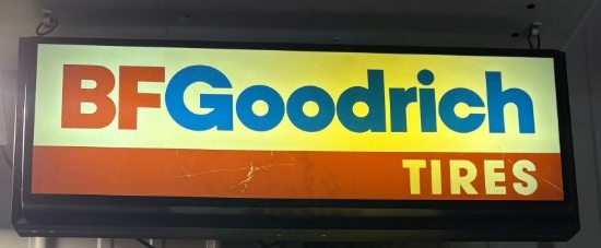 BF Goodrich Tires lighted advertising sign