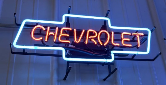 Chevrolet Bow Tie Neon Sign