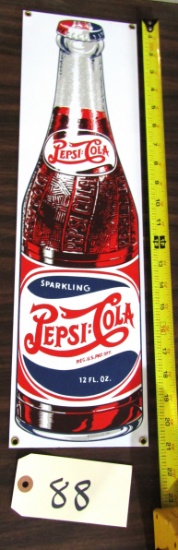 Porcelain Pepsi-Cola Sign