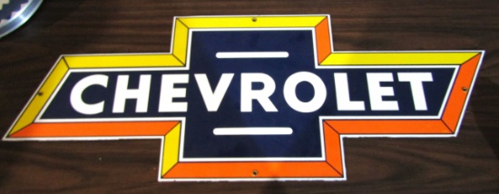 Chevrolet Porcelain Enamel Sign