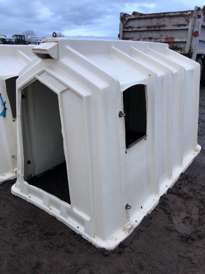 (5) Calf-tel Plastic Calf Huts