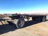 1974 Utility 24' Flatbed Pup Trailer