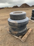 3- Truck Tires & 1- Pickup Tire