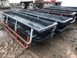 (6) Plastic Feed Troughs