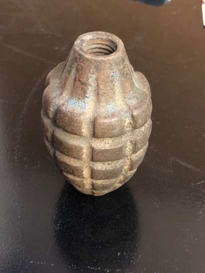 Grenade Shell- Contents, Pin & Spoon Removed