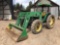 1994 JD 5400 MFWD Loader Tractor