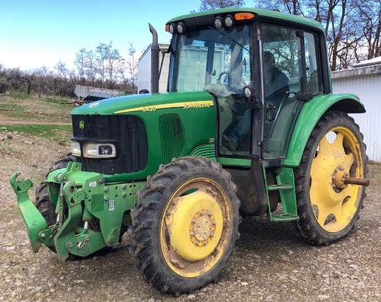 2002 JD 6420 MFWD Tractor