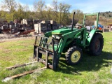 JD 970 MFWD Loader?Backhoe Tractor