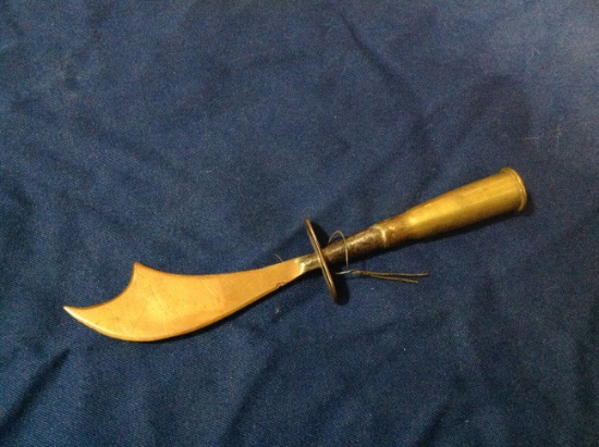 ww1 trench art letter opener