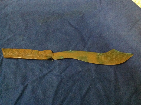 ww1 trench art letter opener