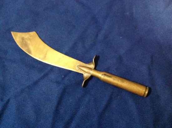 ww1 trench art letter opener