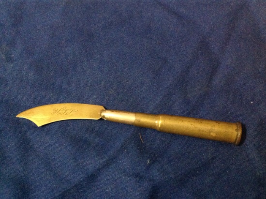 ww1 trench art letter opener