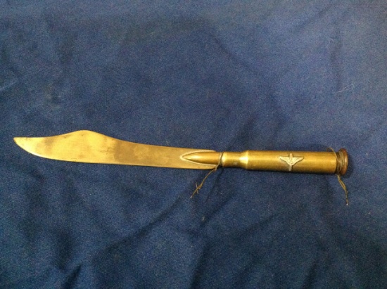 ww1 trench art letter opener