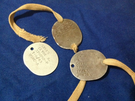 ww2 USMC dog tags