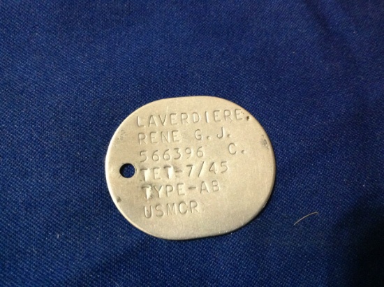 ww2 USMC dog tags
