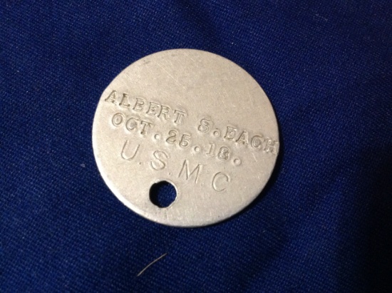 ww1 USMC dog tag