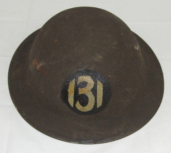 WWI U.S. Soldier M1917/P17 Doughboy Helmet-131st Infantry Regiment