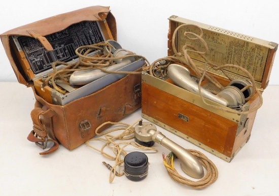 WWII Pair of Japanese Field Radios