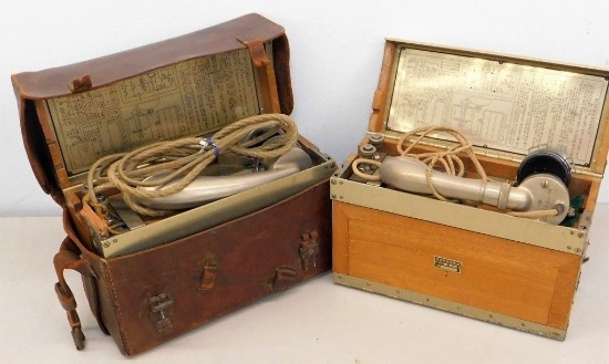 WWII Pair of Japanese Field Radios