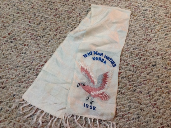 1952 sweetheart scarf korea war